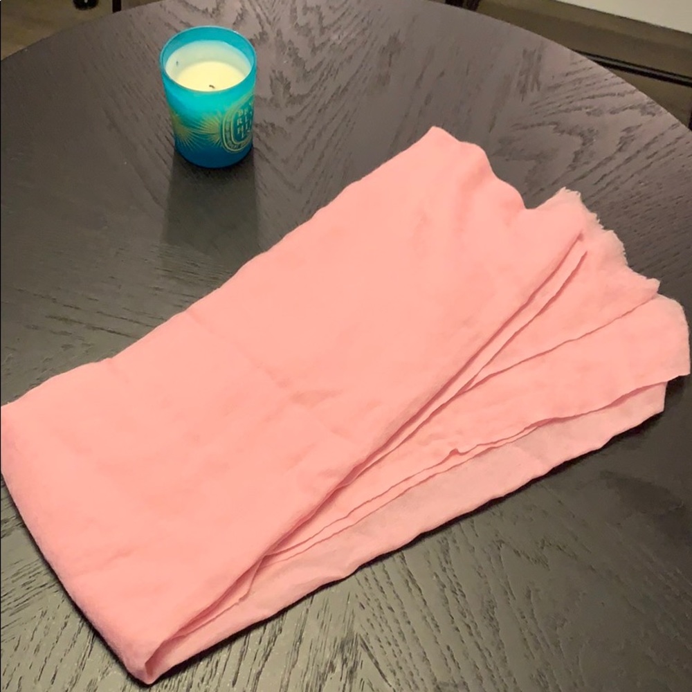 Beautiful pink wrap scarf